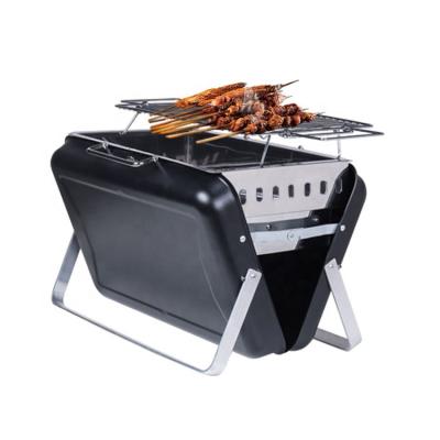 China 40.5*27.5*9cm Verchroomd Staal Draagbaar Kamperend Oven Foldable Charcoal Grill Te koop