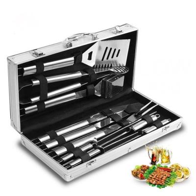 Chine Gril de barbecue d'acier inoxydable des accessoires 10PCS 304 de BARBECUE avec le cas en aluminium à vendre