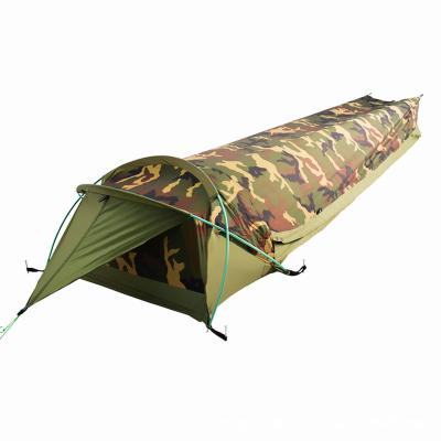 China 230*60*35CM Outdoor Camping Tents Portable Camo Tunnel Tent for 1-2 People Waterproof and Easy to Carry for sale