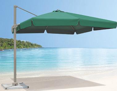 China Single Patio Contemporary Garden Parasols 2.5X2.5m UV Resistant for sale