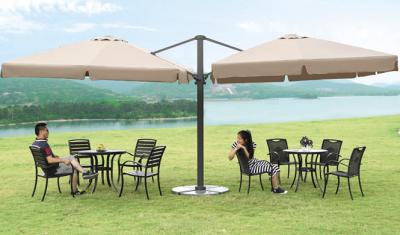 Chine Parasol en porte-à-faux 2.5X2.5m de Roman Beach Sunshade Umbrella Large de duplex à vendre