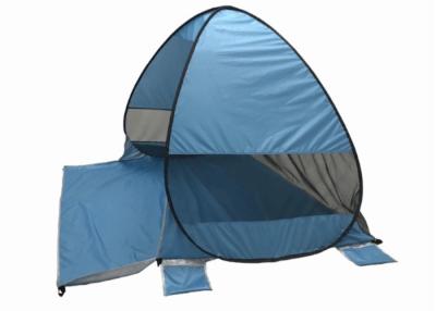 China 200x165x130CM 190T Poliéster Pop Up Beach Tent Blue Outdoor Camping Sun Shade en venta