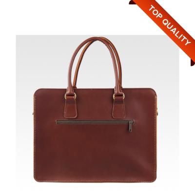 China Caja que lleva del ordenador portátil multi de Cowhide Hard Art Leather Laptop Sleeve Bags del mensajero en venta