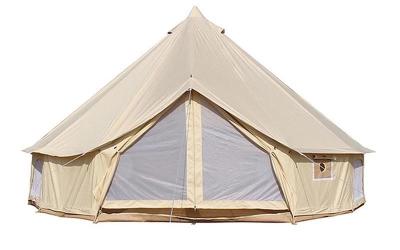 Chine Tente de Bell de toile de coton de beige de couleur de 3 x de 2M Outdoor Camping Canopy 285G à vendre