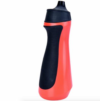 Chine le plastique rouge de bouteilles d'eau de la séance d'entraînement 600ml glissent non le flacon potable BPA 8.9X8.8X23.7 libre cm à vendre