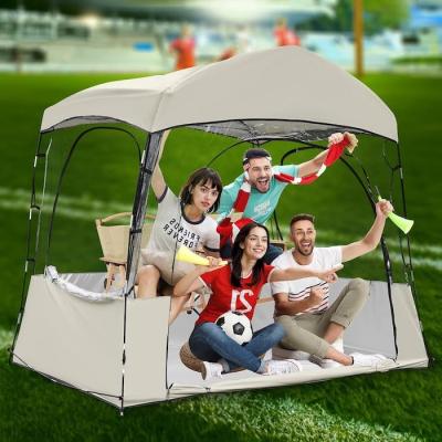 China 2.41*2.10*1.50M 6-Person Strong Fiberglass Frame Pop Up Sports Tents com Proteção UV e Design à prova d'água à venda