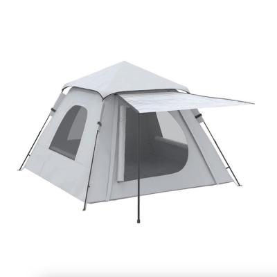 China 118*118*78.75 pulgadas 2-3 Personas Impermeable Automática Pop Up Camping Tent con postes de fibra de vidrio y ventanas de malla en venta