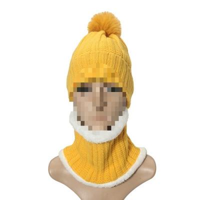 China Outdoor Eco Friendly Rpet 2Pcs Set Kids Beanie Collar Warmer Support Renewable Branding Custom Fair Trade Te koop