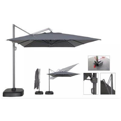 China De Parasolparaplu 2.7M van de 360 Graad Draaiende Bar Side Pole Parasol-Hotelkoffie Te koop