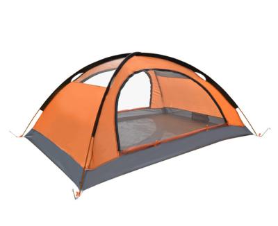 China Outdoor Camping Tents Cosy and Lightweight Design 210D Polyester Ripstop Rain and Sun Protection Suitable for 2-3 People for sale