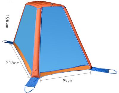 중국 청색 190T 폴리에스테르 열 가소성 폴리우레탄 수지 공군 팝업 텐트 공기 극 한명은 돔 텐트를 폭파합니다 판매용