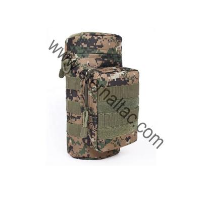 China Large Capacity Water Bottle Holder Carrier Bag Molle Waist Bag Holster for sale