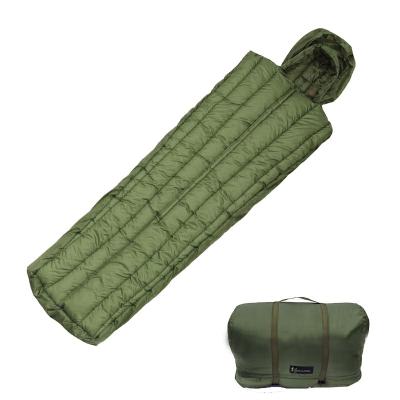 China Crepe Style 2.5kg Winter Adult Warm Sleeping Bag In Outdoor Camping Climbing Army Use for sale