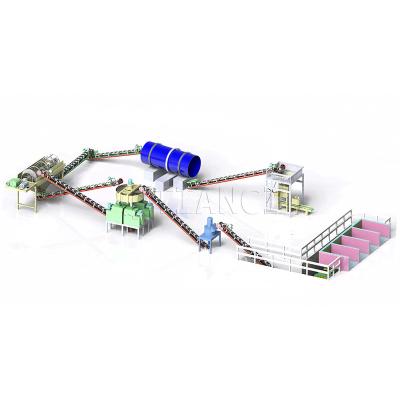 China High Working Efficiency NPK Compound Fertilizer Plant Roller Press Granulation Production Line for sale