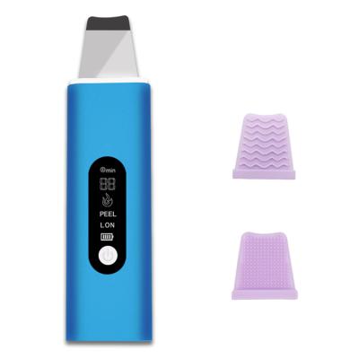 China Home Use Blackhead Removal Skin Scrubber DEEP CLEANING Machine, Professional Ultrasonic Facial Skin Deep Cleansing Skin Scrubber for sale