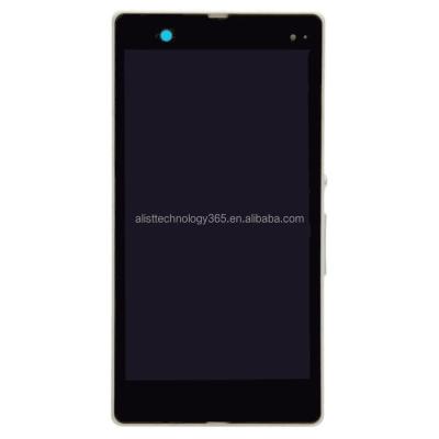 China Original LCD Display Assembly For Sony Xperia Z LT36 With Frame 5 inch for sale