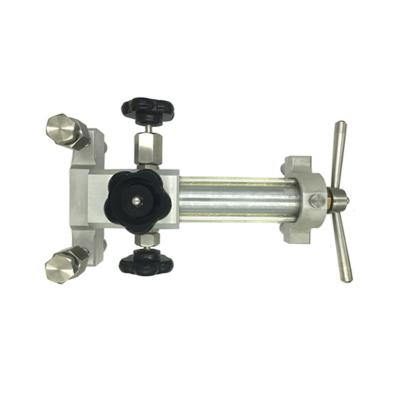 China Hydraulic liquid pressure gauge calibrator pressure calibration pump for sale