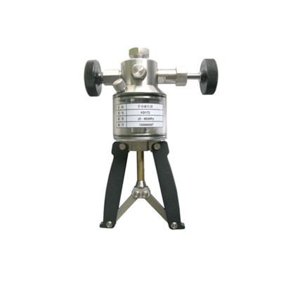 China High pressure hydraulic oil calibration hand pump pressure tester calibration machine for sale