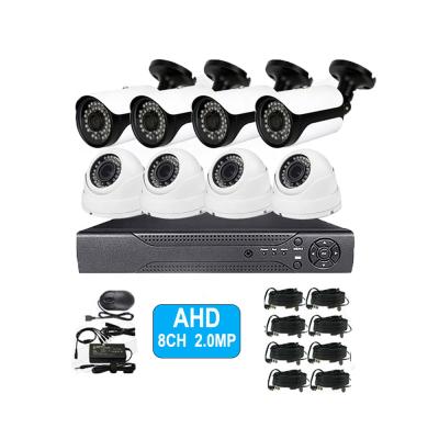 China NIGHT VISION CCTV DVR Kit 8CH 1080P Ahd Camera Alarm Motion Detection Home Security System for sale