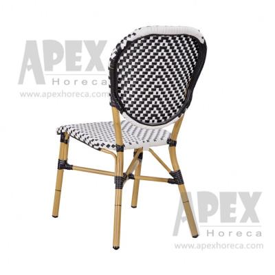 China Anti-Aging Classic All Weather French Bar Stool French Style Lowest Price Bistros Style Bamboo Chair Cafe Chair Bistro Chair for sale