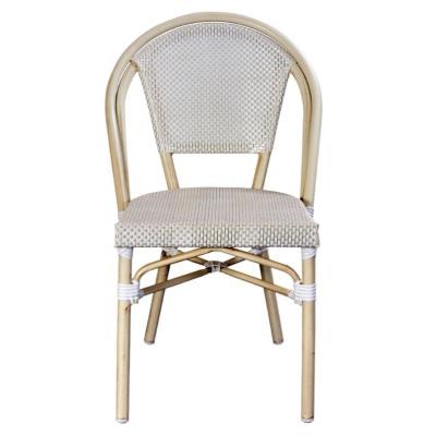 China Modern French Bistro Chairs Indoor and Outdoor Bamboo Style Classic French Stackable Bistro Dining Chair Set for sale