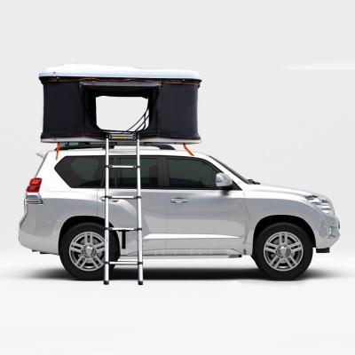 China NEW Style 2021 Folding Shell Car Roof Tent Waterproof Camping Tent Hard Aluminum Auto Roof Top Car Tent for sale