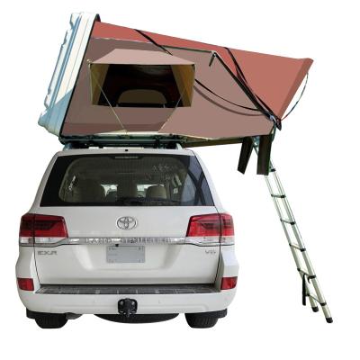 China 2021 Hot Sale 3-4 Person Shell Car Roof Top Tent Waterproof Hard Folding Camping Tent for SUV for sale