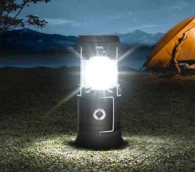 China Outdoor Luminous Portable Camping Light Rechargeable Led Waterproof Solar Camping Lantern Solar Camping Light With Lithium Battery for sale