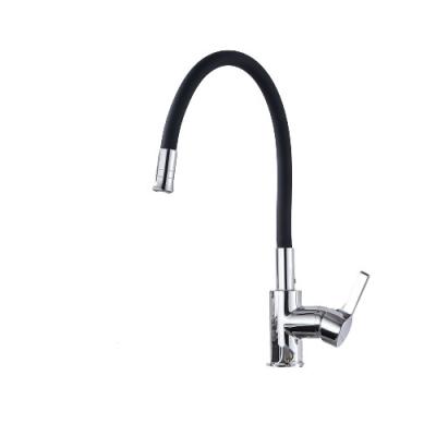 China Two Outlet Modes Popular Hot Selling Brass Body Two Outlet Modes Universal Hose Kitchen Faucet Universal Hose Cold And Hot Faucet for sale