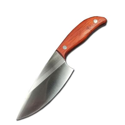 China High Quality Viable 5 Inch Butcher Knife With Solid Wood Handle High Hardness Kitchen Steel Cutters for sale