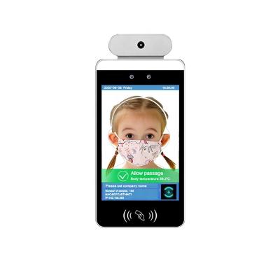 China 8 Inch Floor Stand 60CM Human Body Temperature Face Recognition Temperature Measurement Kiosk For Kids 8 Inch for sale