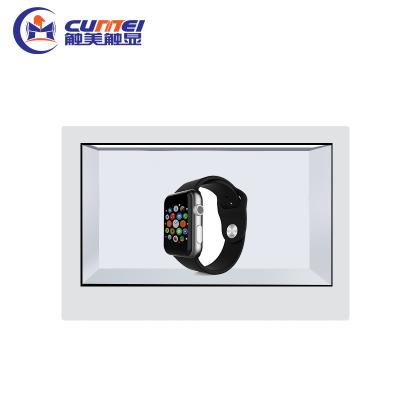 China Indoor Popular Smart Transparent LCD Display Display Box Touch Screen Style Touch Screen Advertising Video Player for sale