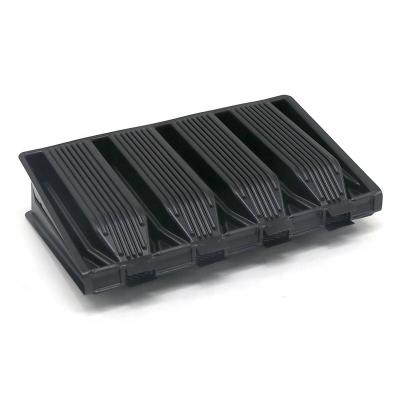 China Seedling Planting 4 Cavity High Quality Vacccum Forming Plastic Seedling Trays And Lids Tray Greens Tray Custom Nursery Blister Seedling Planting PS for sale