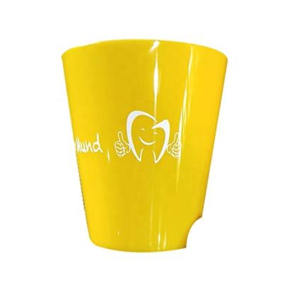 China 400ml 500ml 600ml single wall plastic cup Tumbler with full around printing for sale