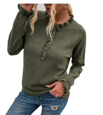 China New hot-selling fashion loose knit sweater autumn and winter fun and cute pattern 2021 women's sweater top for sale