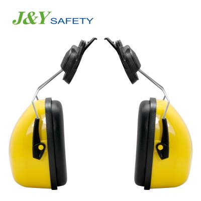 China Safety Cap Mounted Ear Muffs Foam Sound Proof Detachable Ear Protection Earmuff For Construction Site for sale