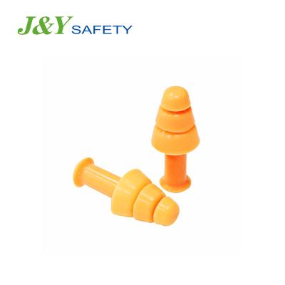 China Custom Christmas Tree Shaped Hearing Protection Sleep Ear Plugs Soft Silicone Earplugs With Cord for sale