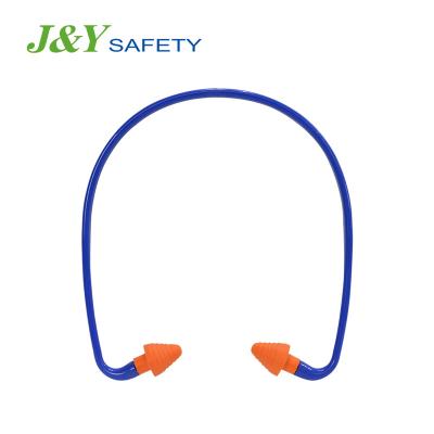 China Noise canceling Hearing Protector Replaced PU Foam Reusable PP Band Ear Plugs For Safety Industrial Work for sale