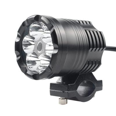 China Aluminum+PC 60W Additional Led Headlights For Motorcycle Universal Headlamp 12V 24V Spotlight LED Motor Car Auxiliary Lamp for sale