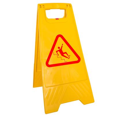 China Customized PP Logo Sign PP Plastic Colors 950g Road Barricade Visible Signage for sale