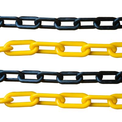 China Manufacturer Factory 6mm/8mm Diameter Polyethylene PE Plastic Traffic Road Safety Link Chain 6mm 8mm for sale