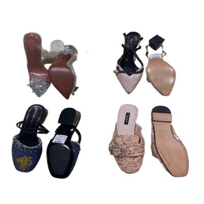 China Cheap leisure factory price summer fashion second-hand shoes women high heel used shoes for sale