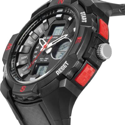 China Alarm Accepted OEM Control Multifunctional LCD Watches Equip Digital Watch For Men for sale