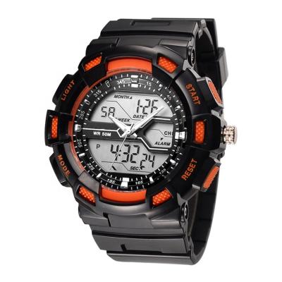 China New Arrival Alarm AMV19143 Multifunctional Analog-Digital Wristwatches Digital Luminous Promotional Sports Watch Man for sale