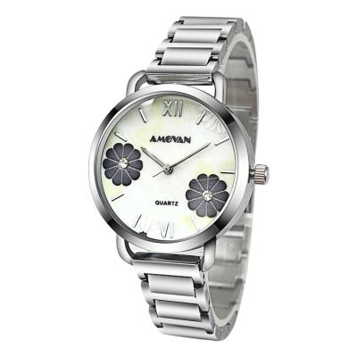 China New Brand Water Resistant Watch Luxury Simple Sliver Bezel Colorful Dial Stainless Steel Wrist Watch Colorful Quartz Watch Women for sale