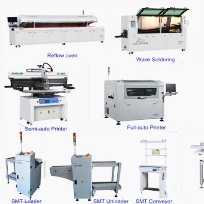 China smd printer paste soldering pcb printer semi automatic screen printer semi in smt line 1250*300 mm for sale