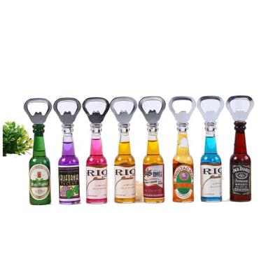 China European Custom Zinc Alloy Open Tools Wedding Souvenir Bottle Opener Wine Bottle Opener Refrigerator Bottle Opener for sale