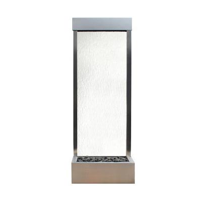 China Indoor Floor Standing Mirror Mirror Waterfall SS Home Decoration Waterfall for sale