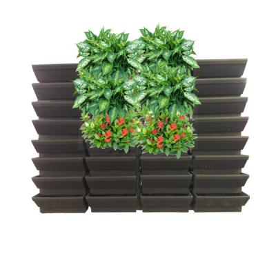 China Eco-Freindly Garden Irrigation Wall Planter Vertical Hanging Wall Mount Planter for sale