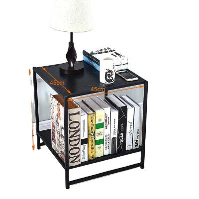 China Low Price Storage Home Bedroom Furniture Industrial End Bedside Table Night Stand for sale